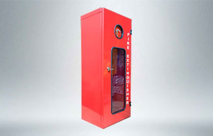 Fire extinguisher cabinets